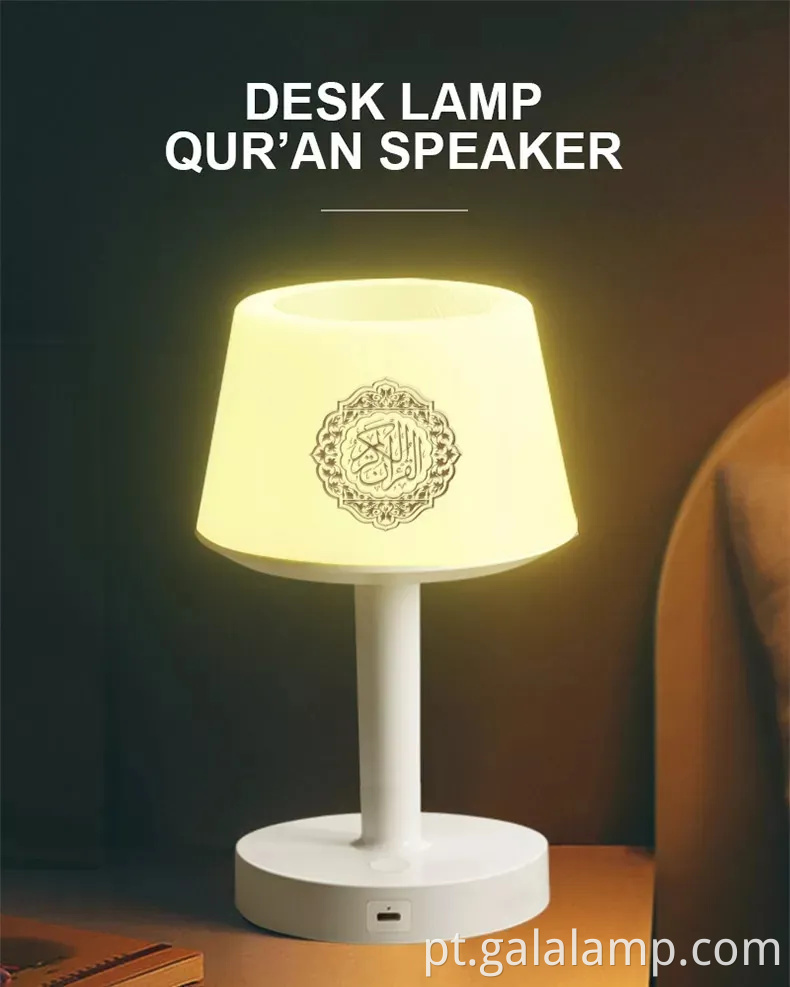 Player de música do Alcorão Islâmico portátil para escuta espiritual